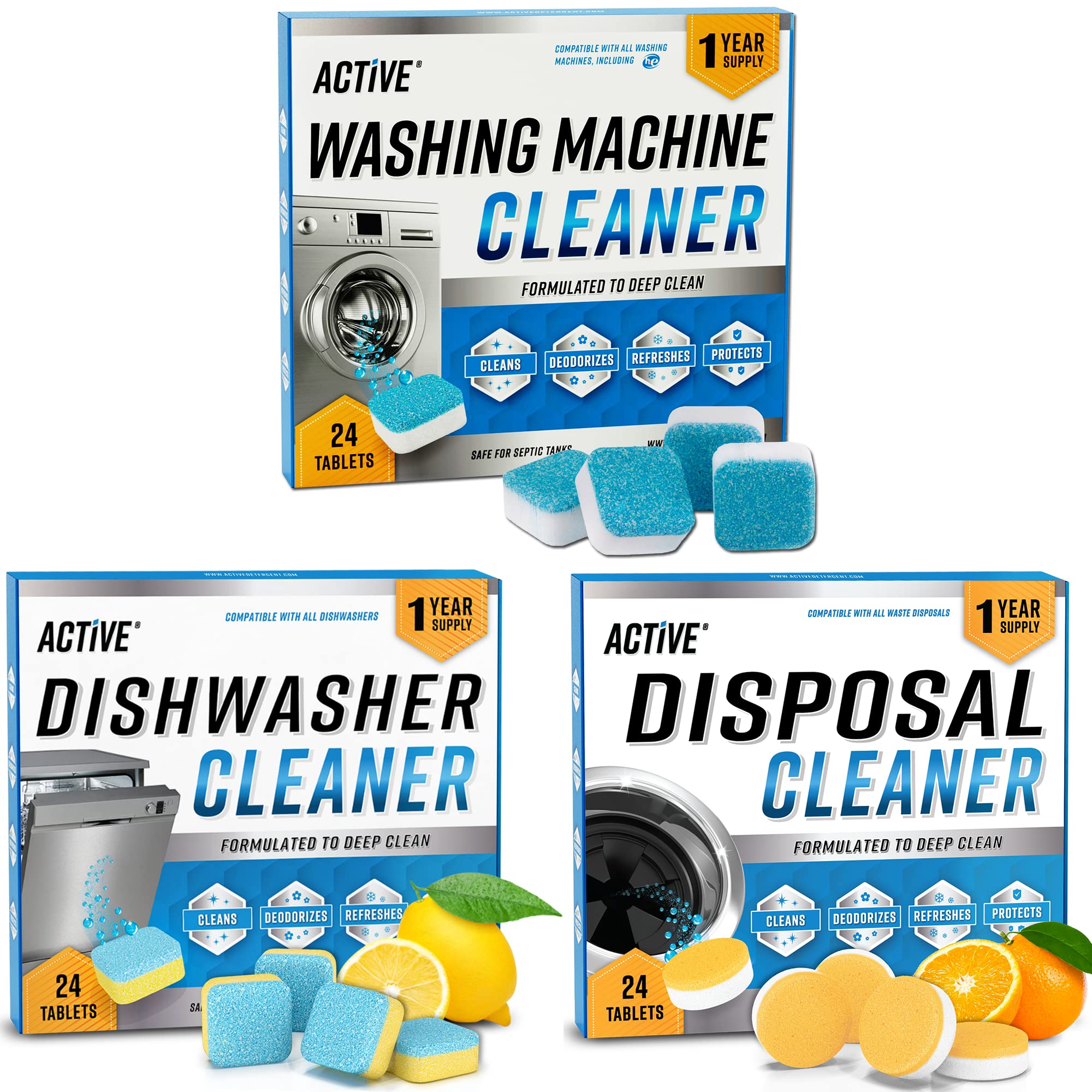 ACTIVE Cleaning Tablets for Home Appliances