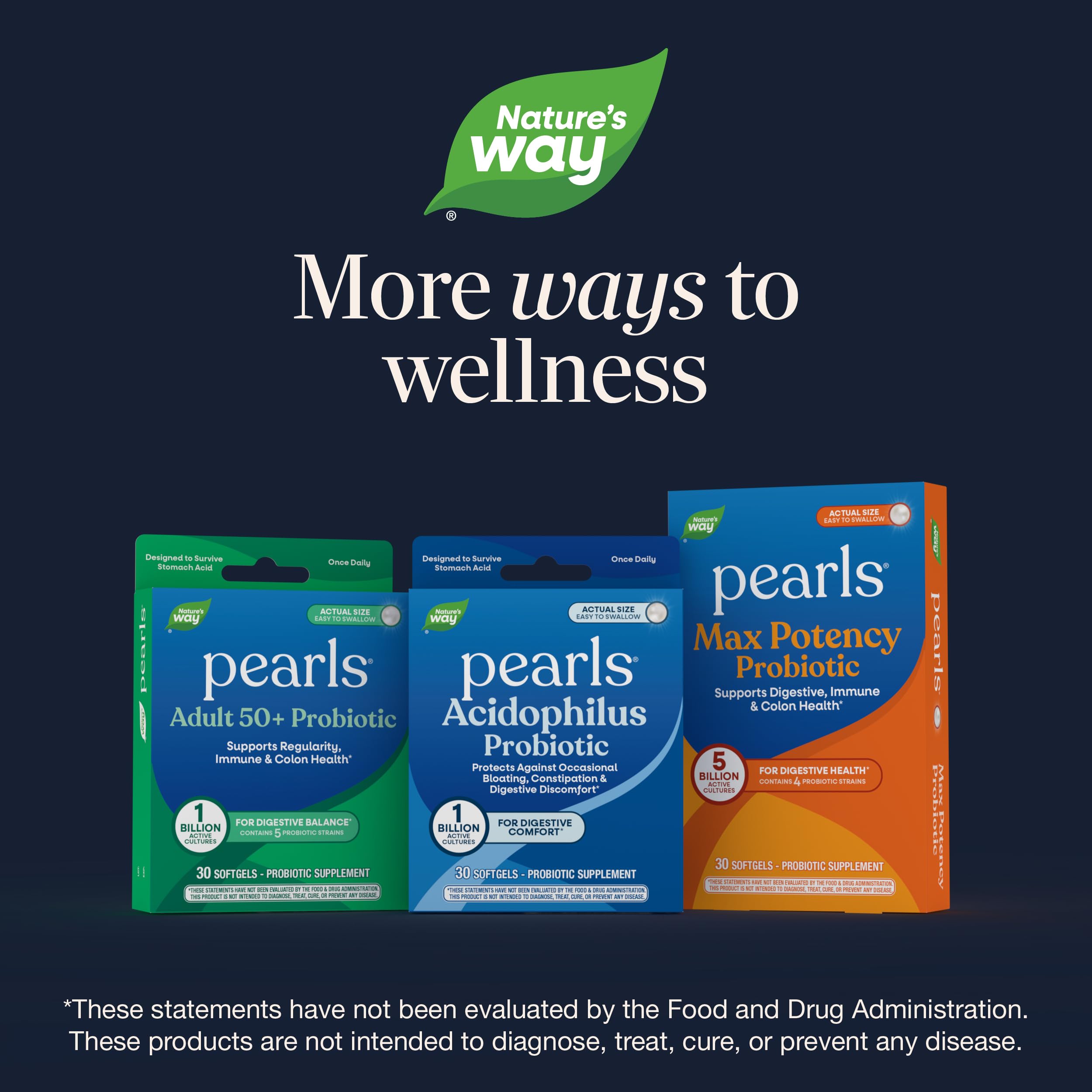 Nature's Way Pearls Complete Probiotic – Digestive Health

