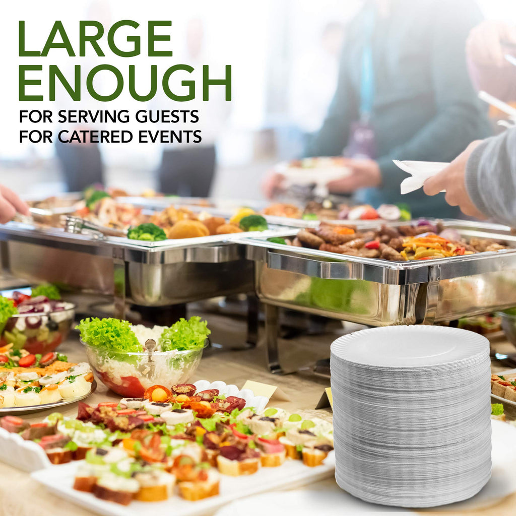 White Disposable Paper Plates | Stock Your Home

