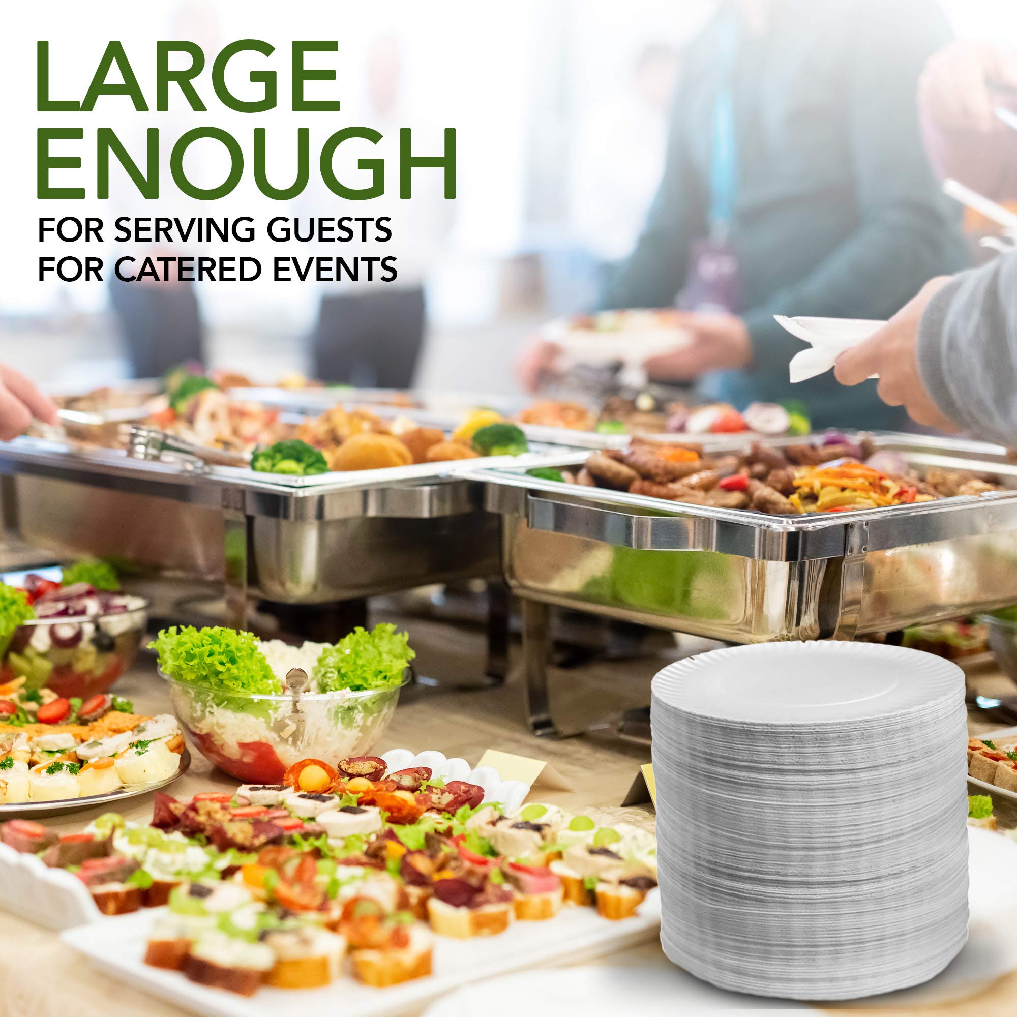 White Disposable Paper Plates | Stock Your Home

