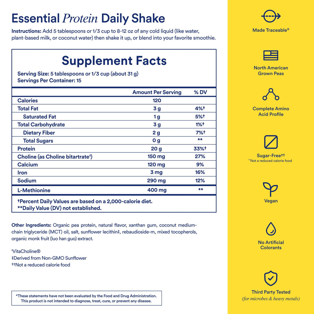 Ritual Vegan Protein Powder – 20g Plant-Based Protein

