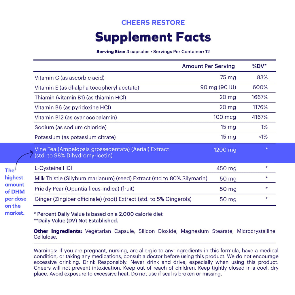 Liver Supplements Cheers Restore + Protect


