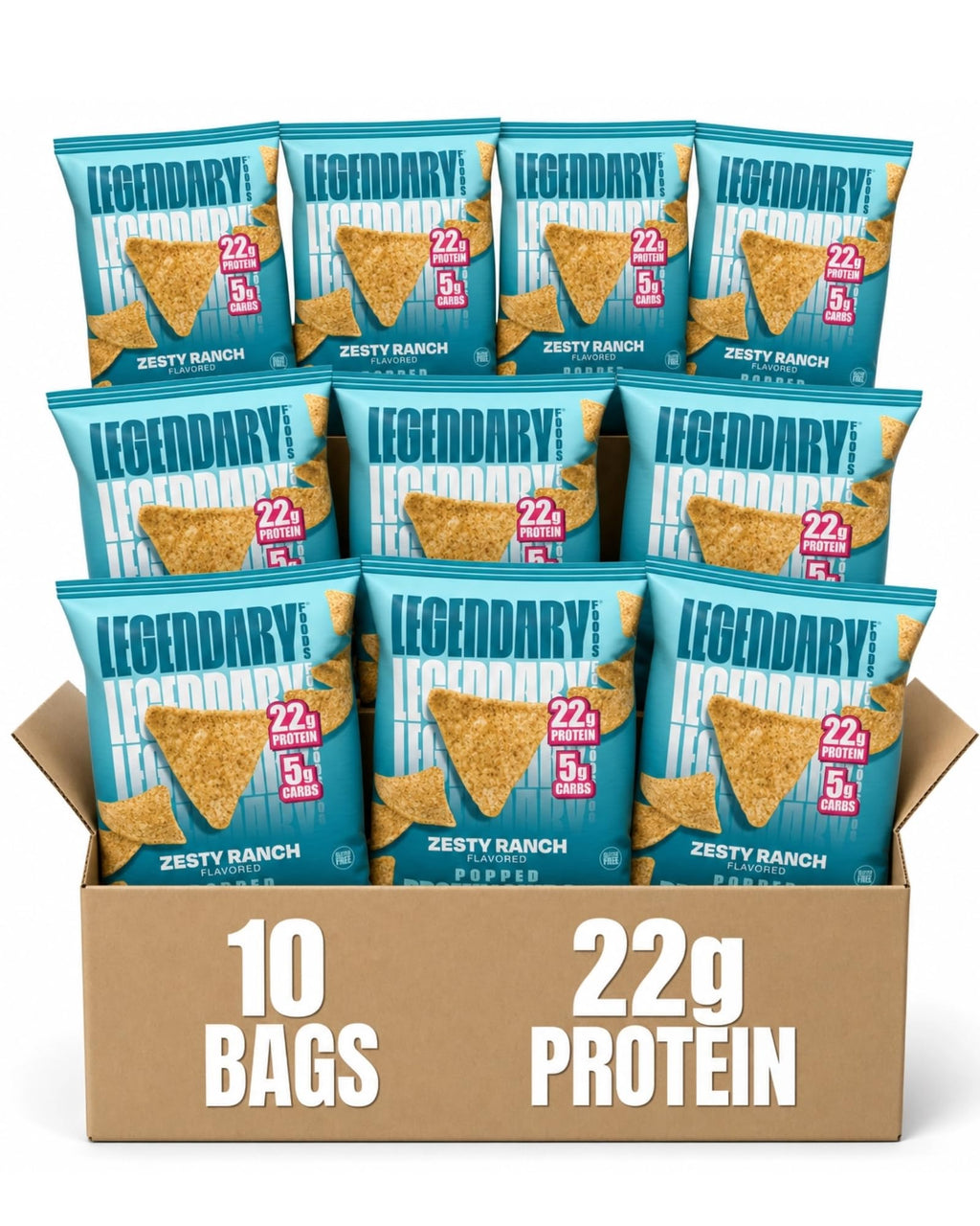 Protein Chips by Legendary Foods - 22g Protein 4g Net Carbs

