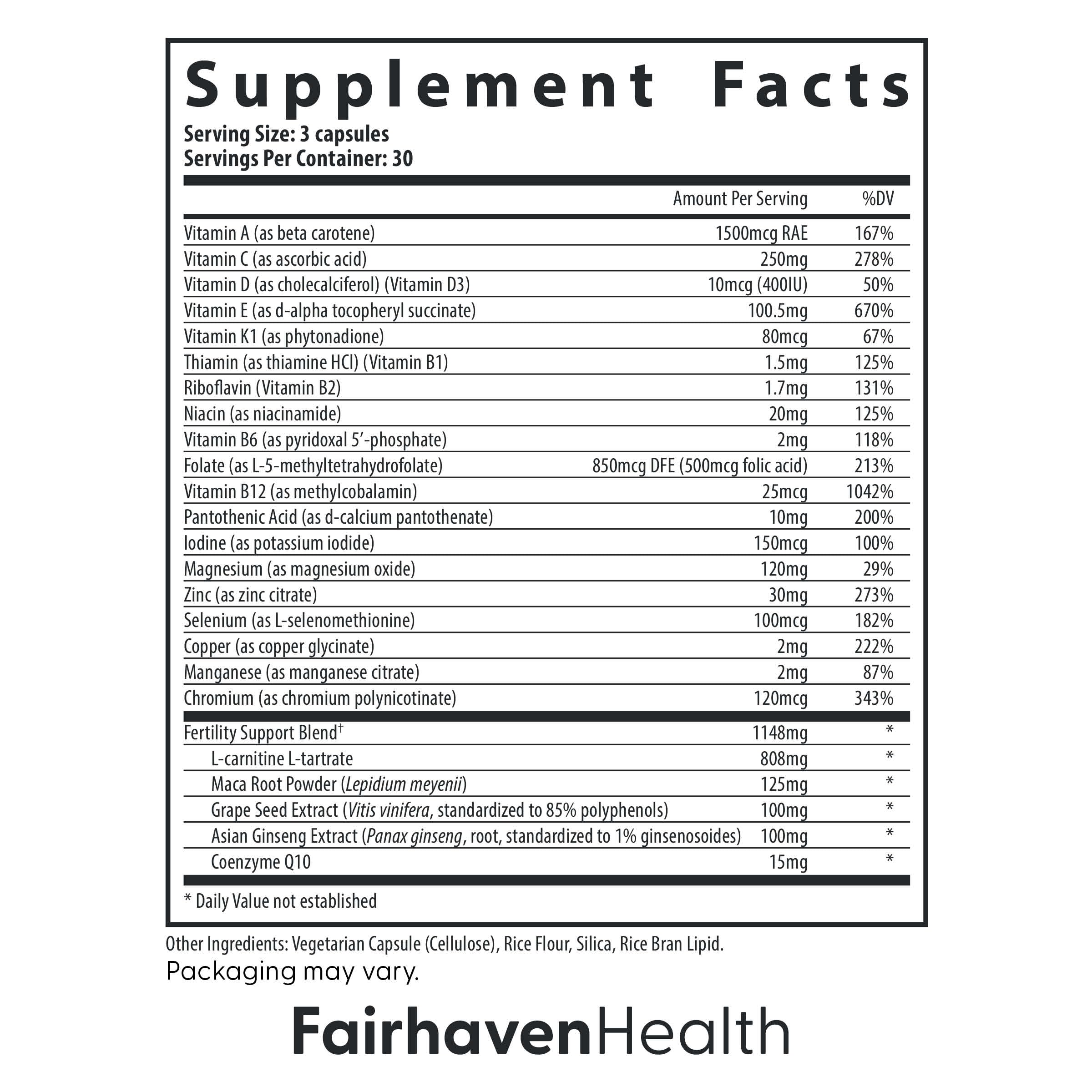Fairhaven Health FertilAid for Men | Male Fertility Support

