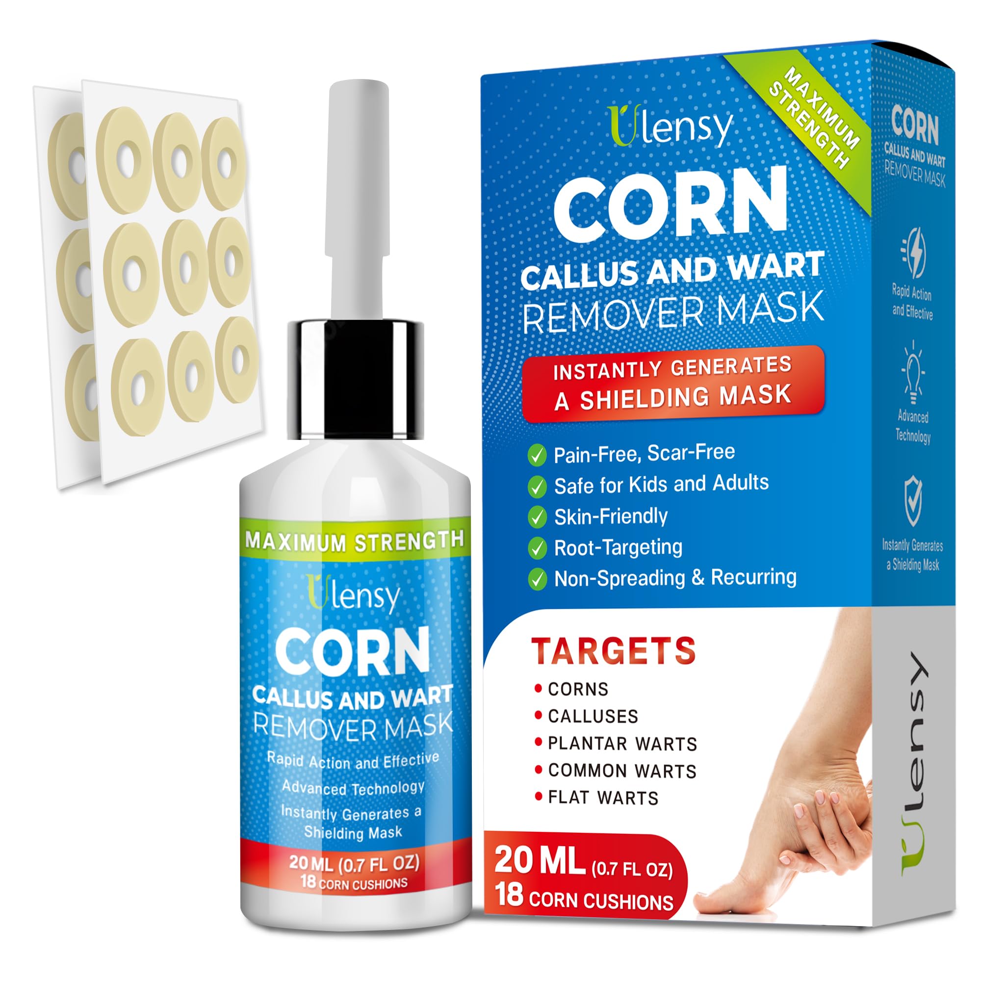 Ulensy Corn Remover Liquid for Feet with Salicylic Acid

