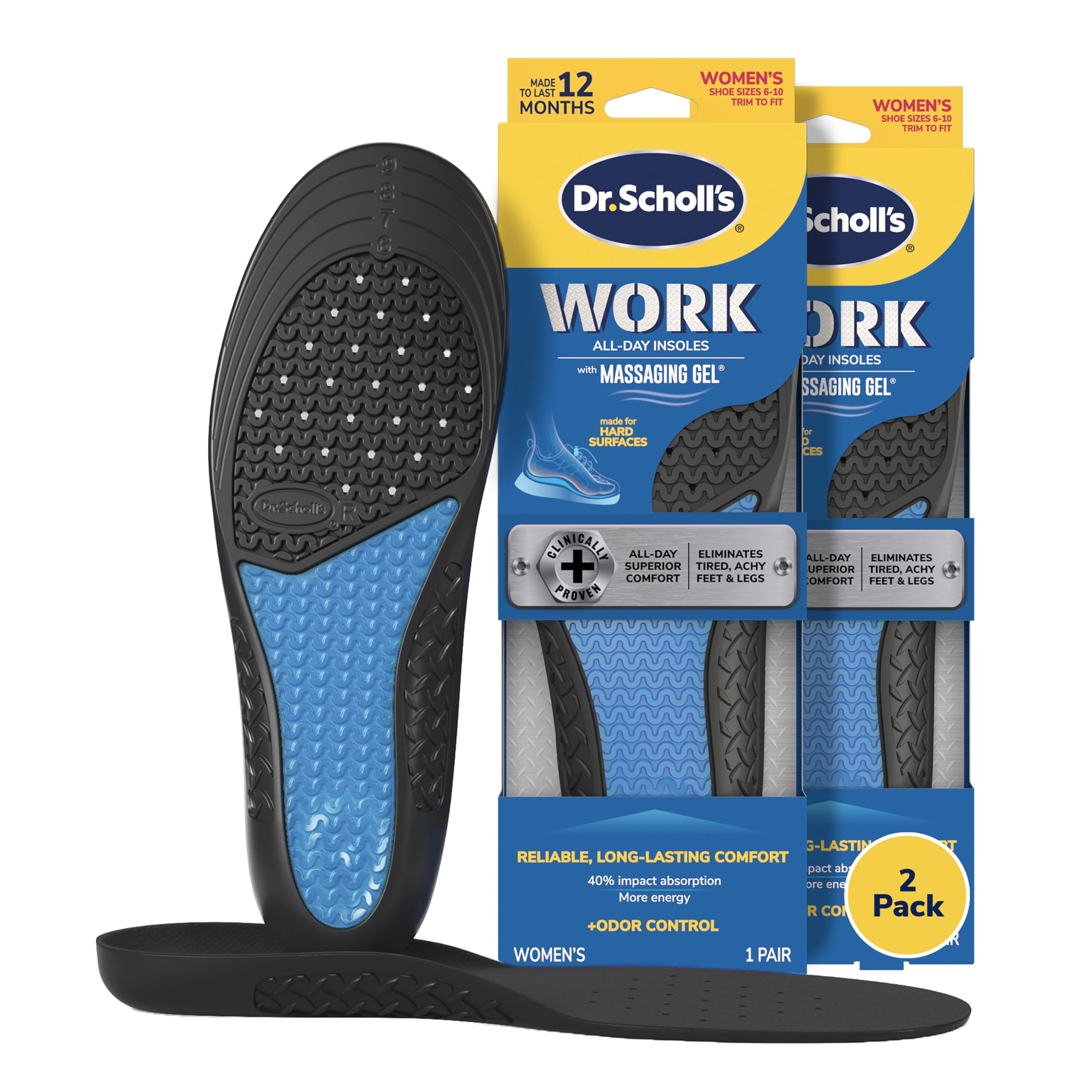 Dr. Scholl's Work All-Day Insoles – All-Day Comfort