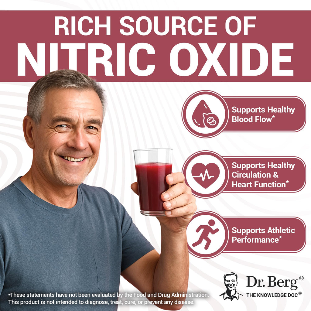 Dr. Berg Organic Beetroot Powder for Nitric Oxide


