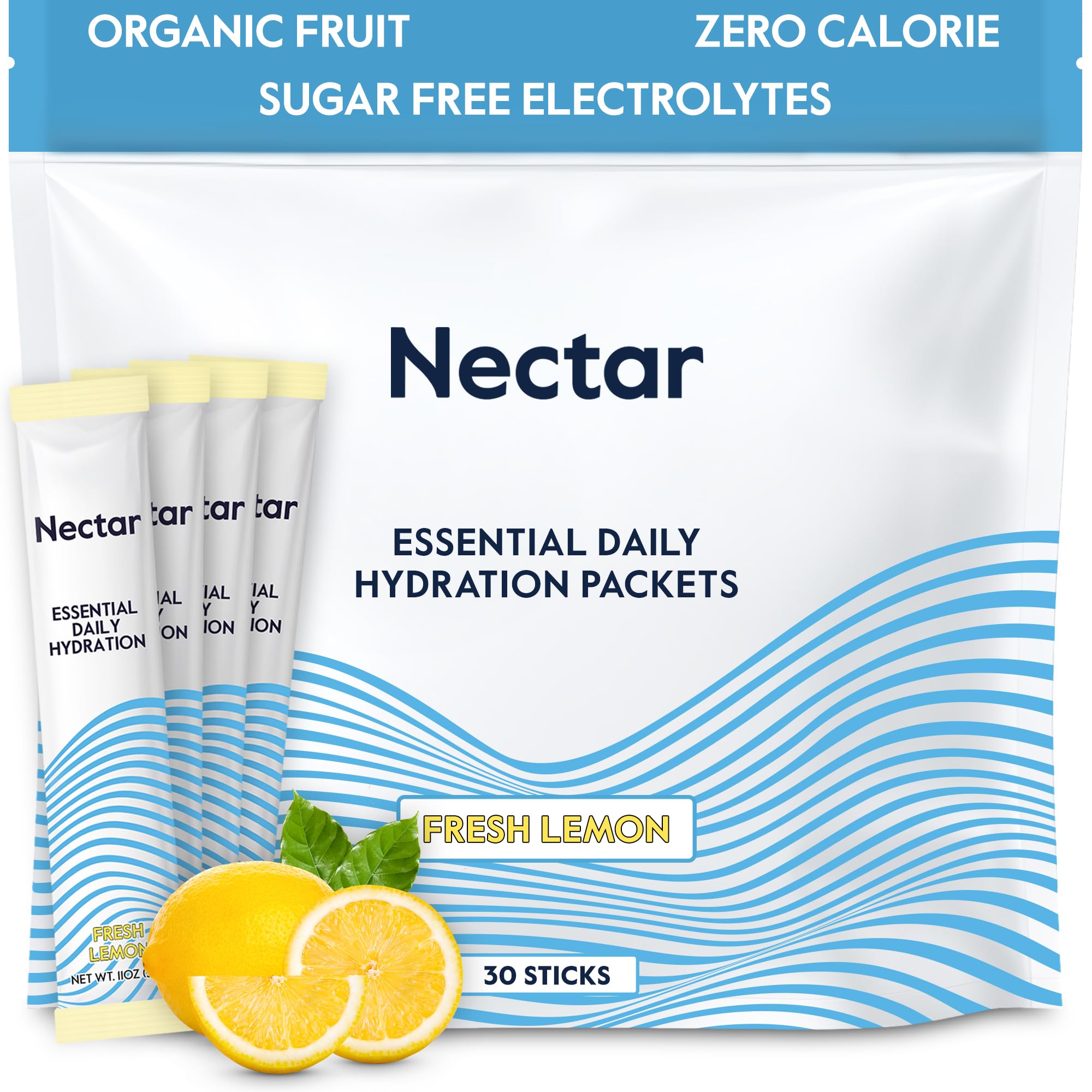 Nectar Hydration Packets Electrolyte Powder No Sugar

