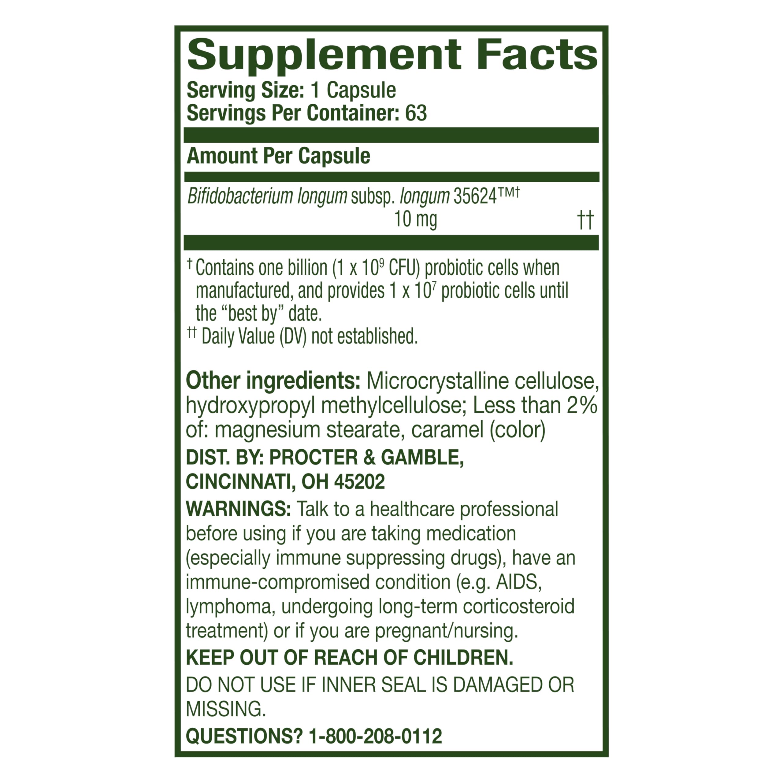 Align Pro Formula Probiotic for Digestive Health

