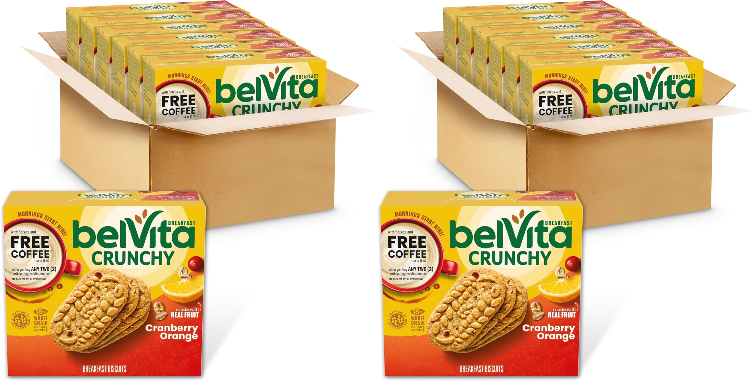 belVita Breakfast Bars - Whole Grain, Slow-Release Energy