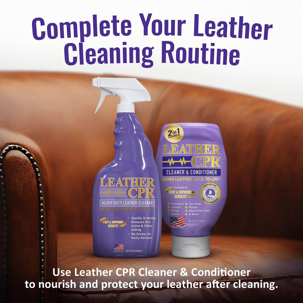 Leather CPR Heavy Duty Leather Cleaner | Deep Cleaning for Leather


