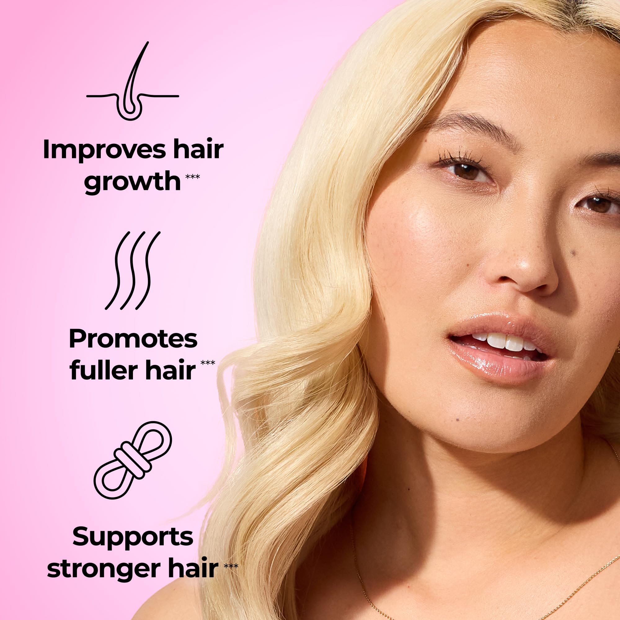 HUM Hair Growth Supplement with Biotin, Zinc & B12

