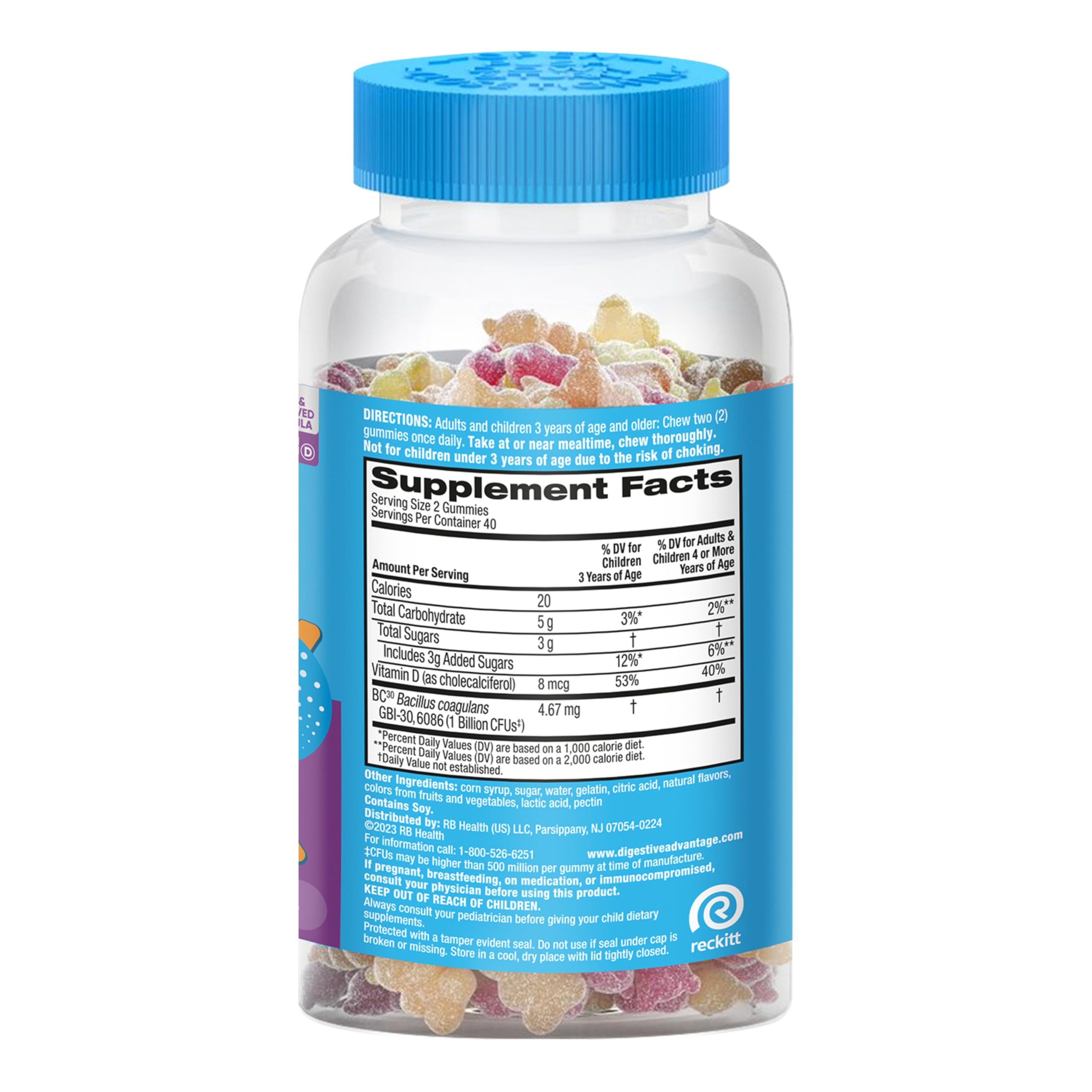 Digestive Advantage Kids Probiotic Gummies | Daily Digestive

