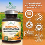Turmeric Curcumin Capsules with Glucosamine, Ginger & MSM

