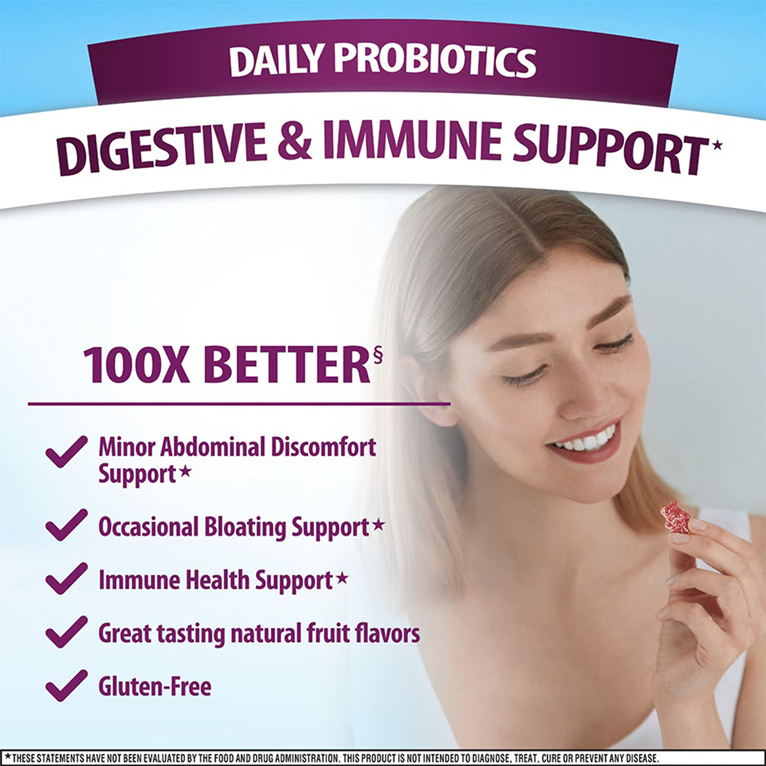 Digestive Advantage Probiotic Gummies for Digestive Health

