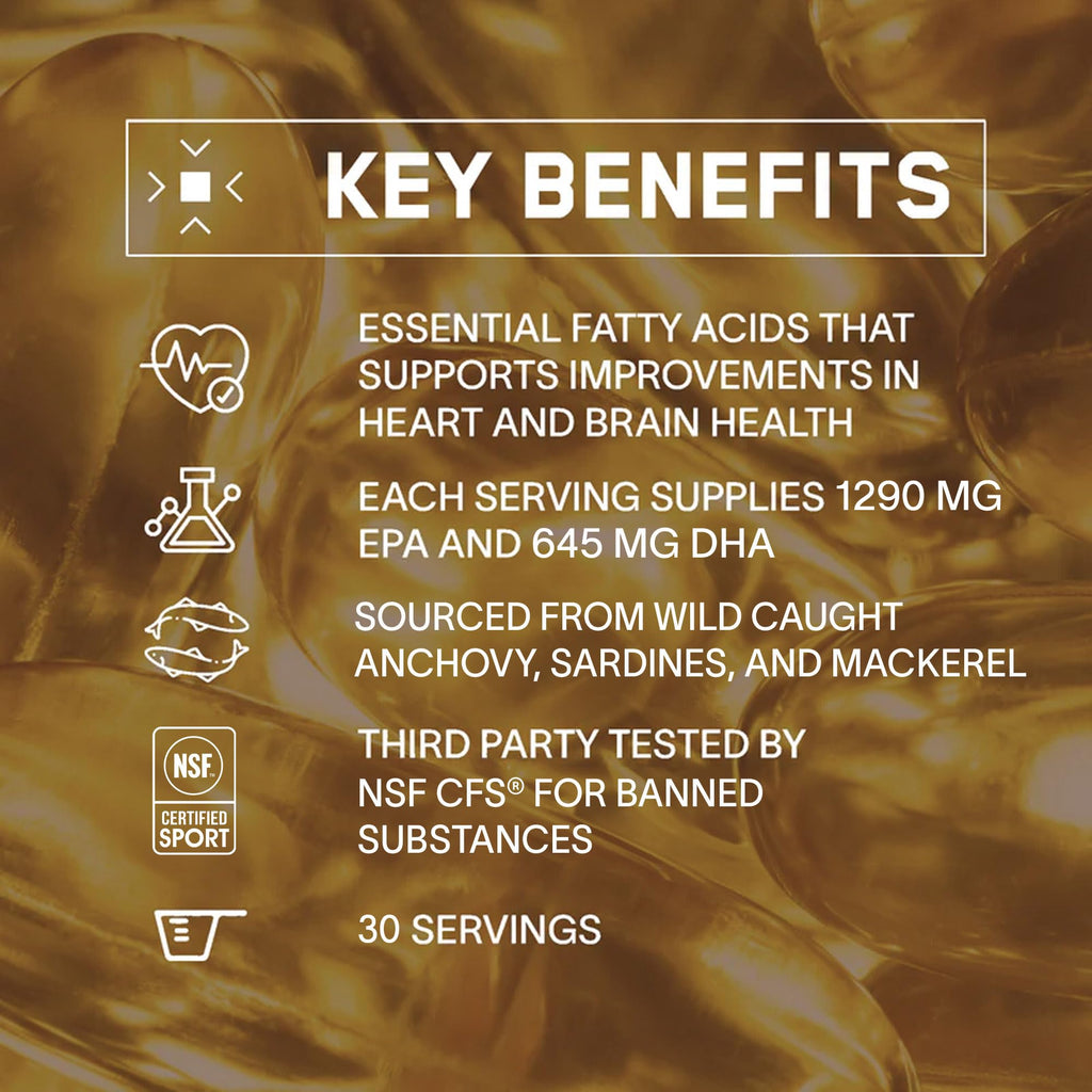 Fish Oil Soft Gels - Bare Performance Nutrition

