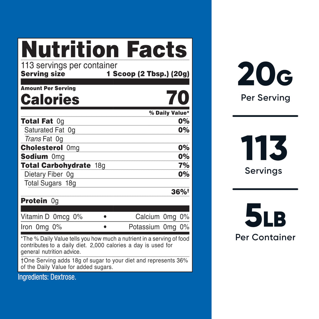 Nutricost Dextrose Powder - Non-GMO Gluten Free

