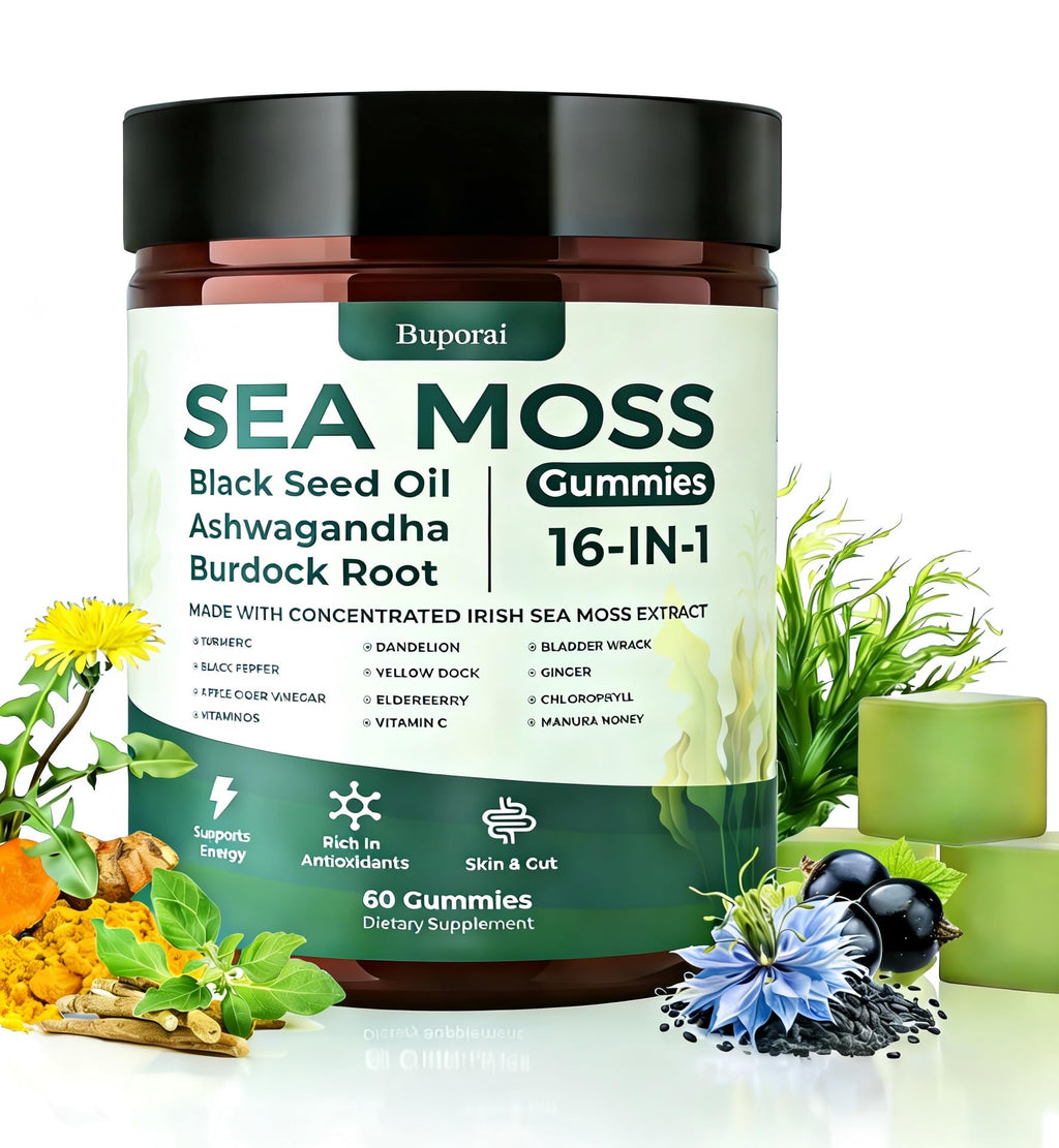 Sea Moss Gummies with Bladderwrack – Immune & Digestion

