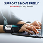 FEATOL Carpal Tunnel Wrist Brace with Splint | Work Night

