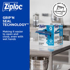 SC Johnson Ziploc Quart Freezer Bags with Grip 'n Seal

