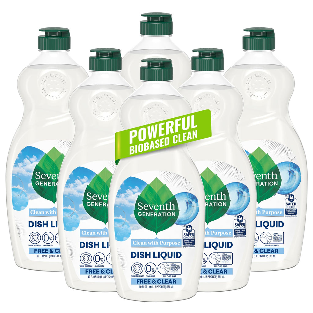 Seventh Generation Dish Liquid Soap Plant-Based Formula

