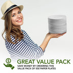 White Disposable Paper Plates | Stock Your Home

