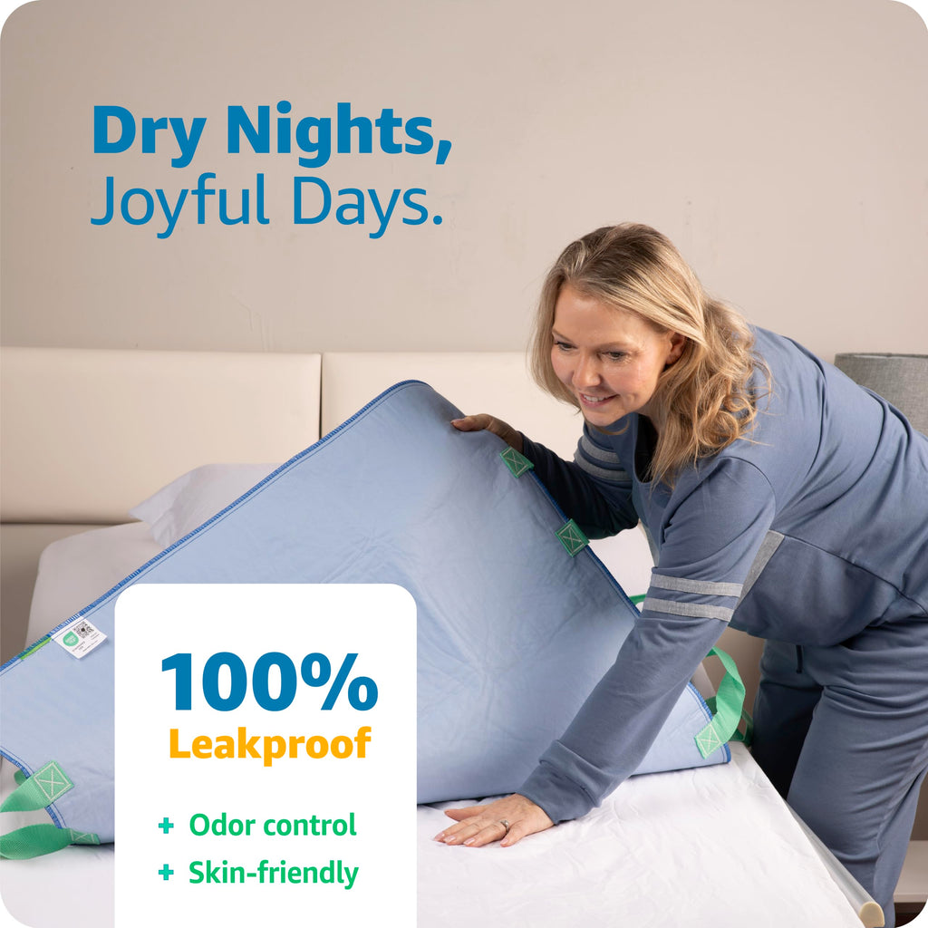 IMPROVIA Positioning Bed Pad with 8 Handles - Waterproof

