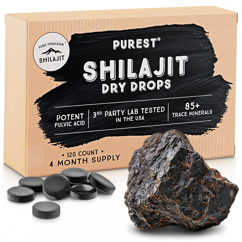 Shilajit Mineral Supplement for Energy & Vitality

