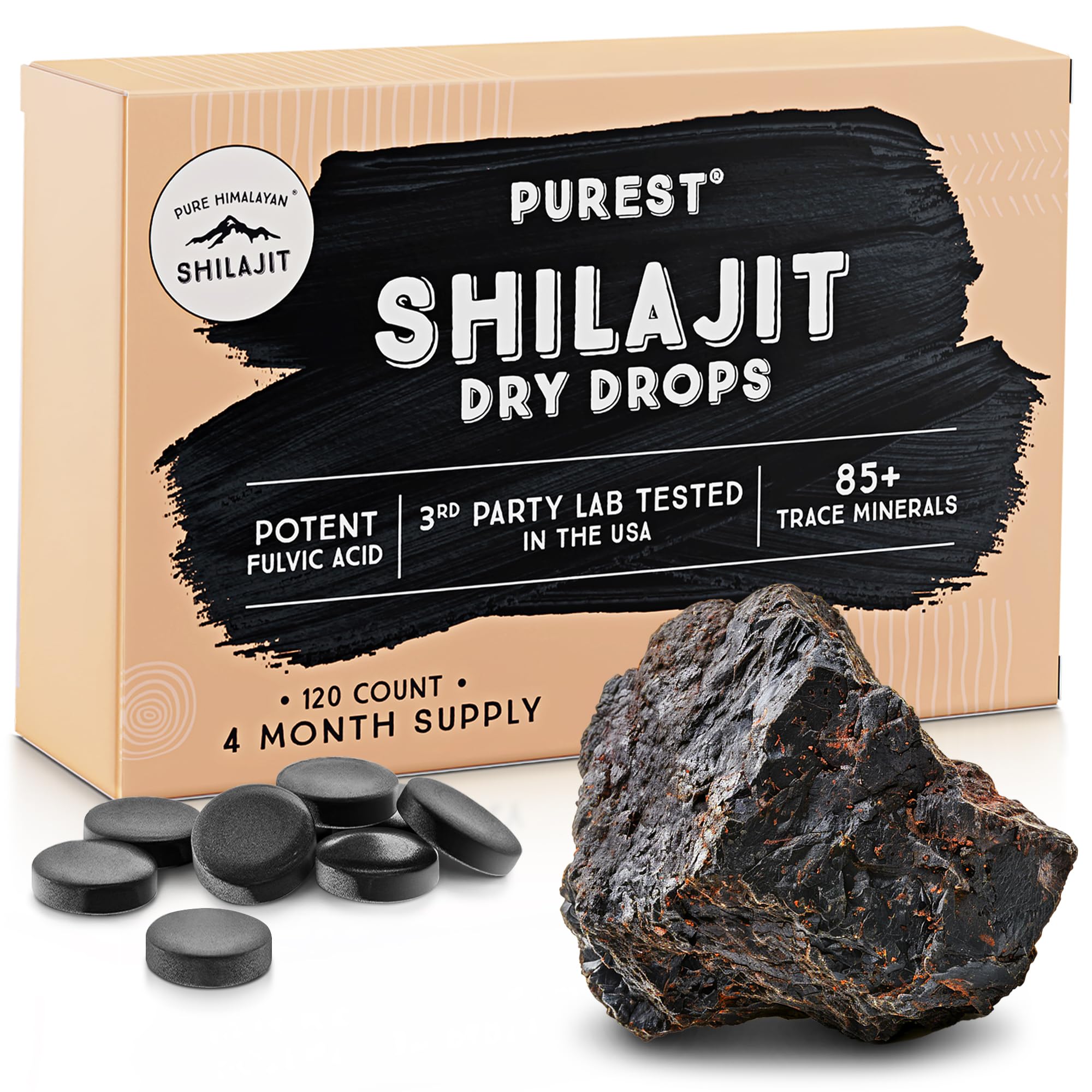 Shilajit Mineral Supplement for Energy & Vitality

