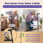 TIRAROME 3-in-1 Folding Walking Cane with Alarm

