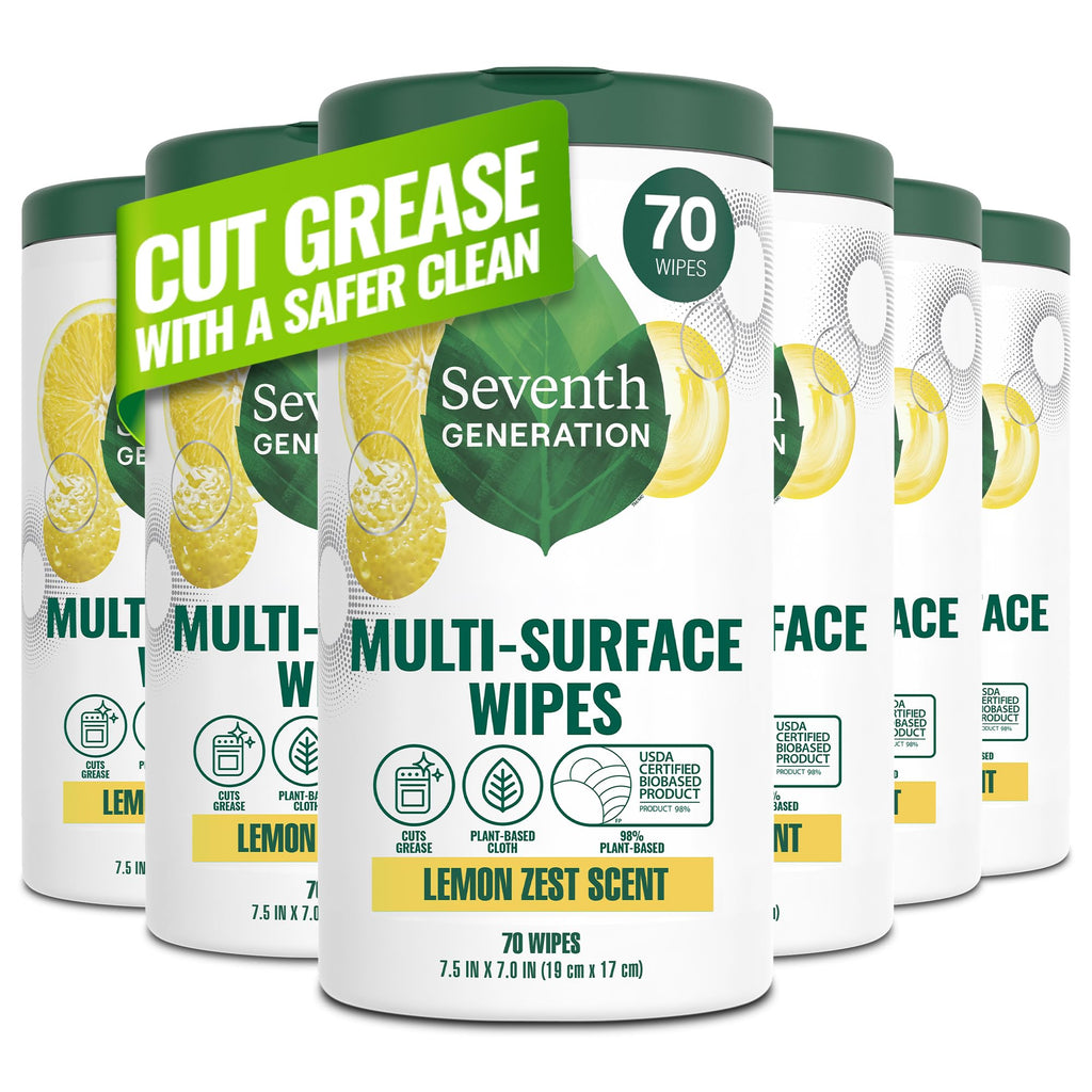 Seventh Generation All-Purpose Wipes Lemon Zest

