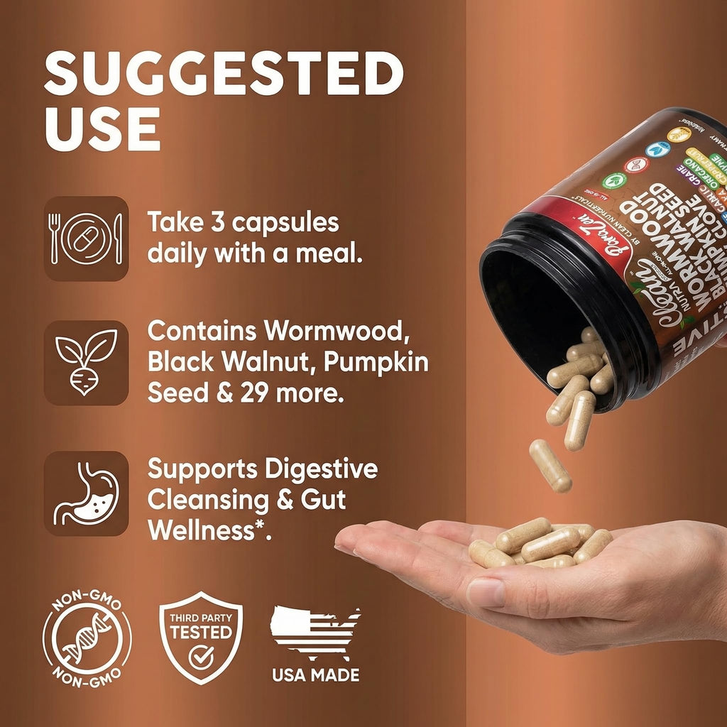 Plant-Based Digestive Health Detox Capsules


