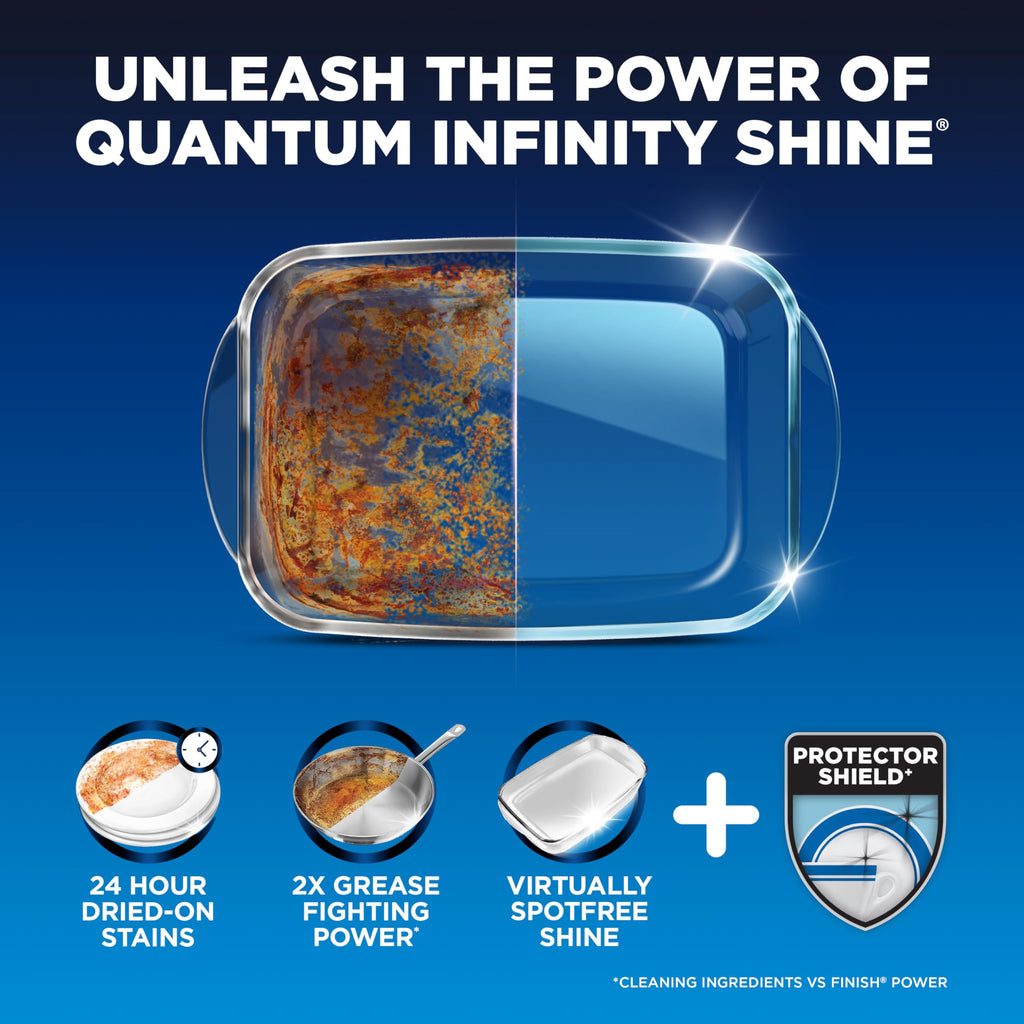 Finish Quantum Infinity Shine Dishwasher Pods

