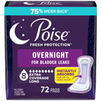 Poise Overnight Incontinence Pads for Bladder Leaks

