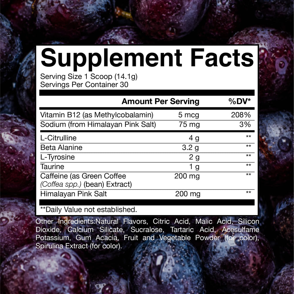 RAW Essential Pre-Workout Powder - Energy & Focus


