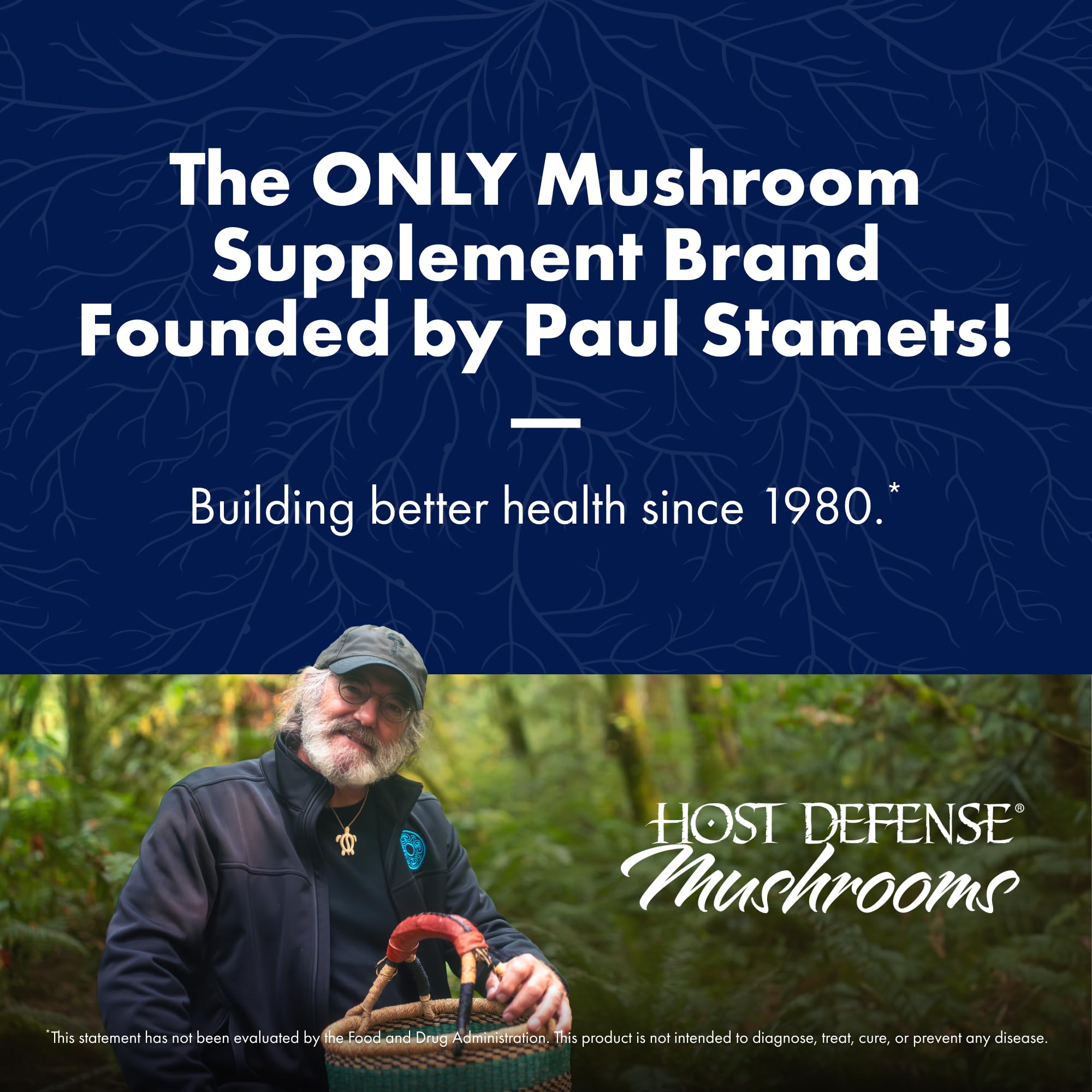 Mushroom Capsules by Host Defense MyCommunity for Immunity

