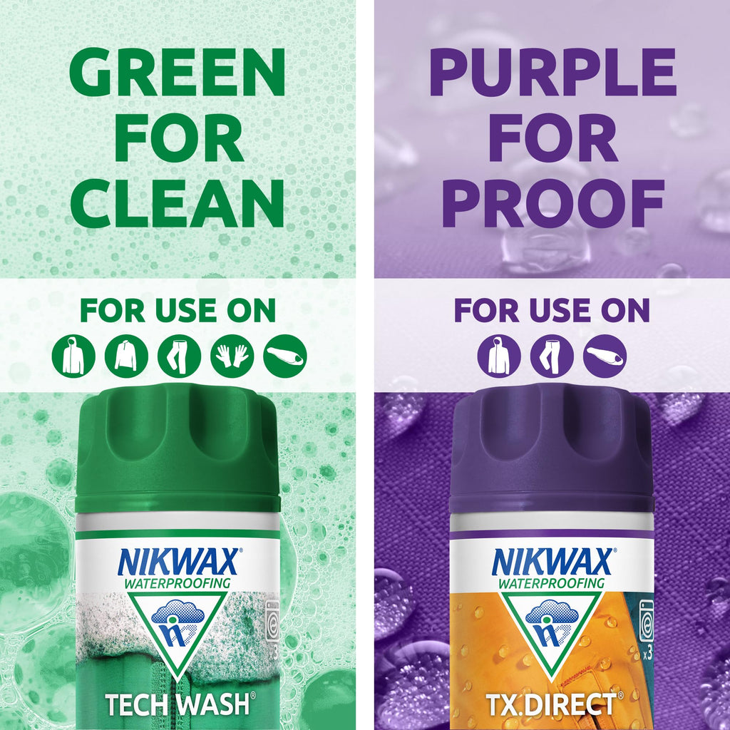 Nikwax Hardshell Cleaning & Waterproofing Kit

