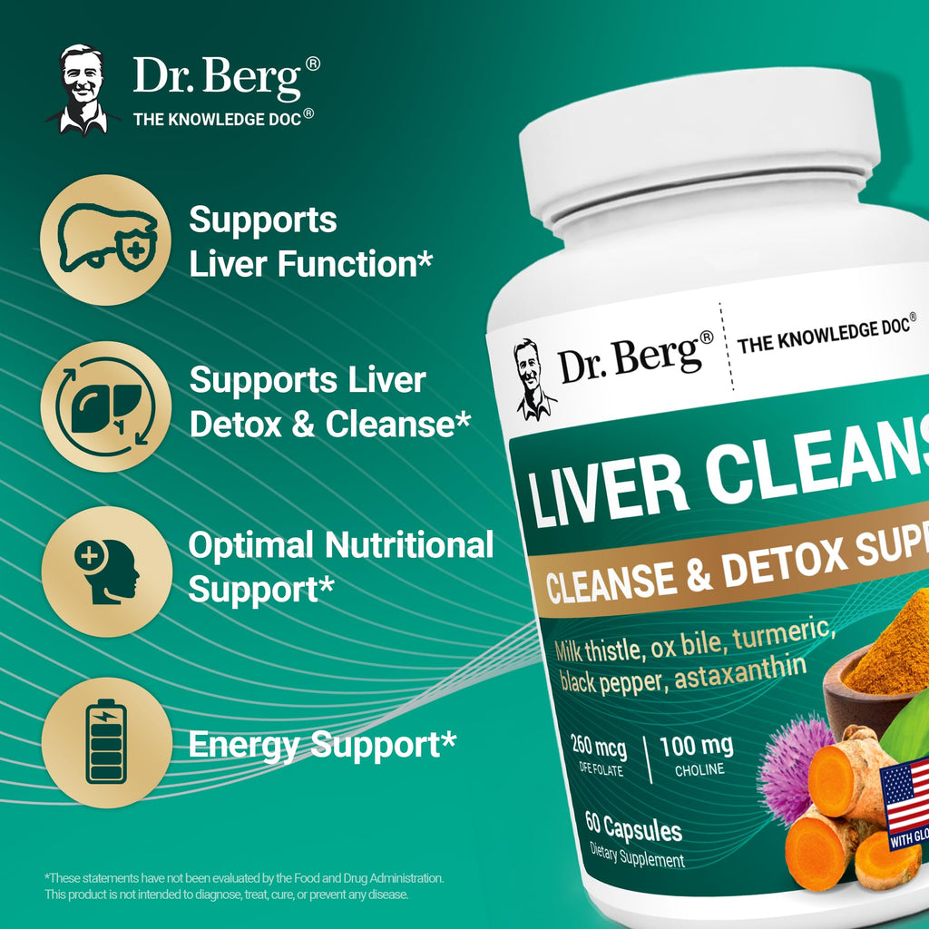 Dr. Berg Liver Cleanse Detox Capsules | Liver Support

