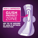 Poise Overnight Ultra Thin Pads with Wings for Bladder Leaks

