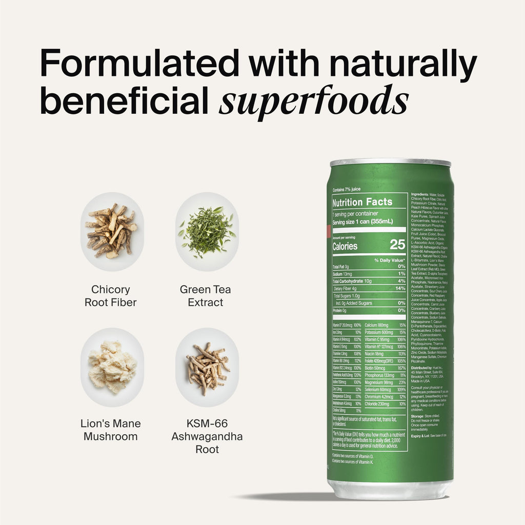 Huel Daily Greens Ready-to-Drink | 42 Vitamins & Probiotics

