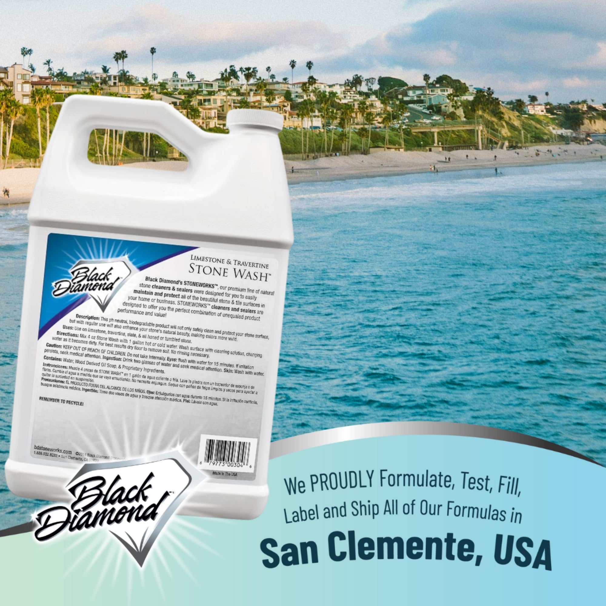 Natural Stone Cleaner - Black Diamond for Limestone

