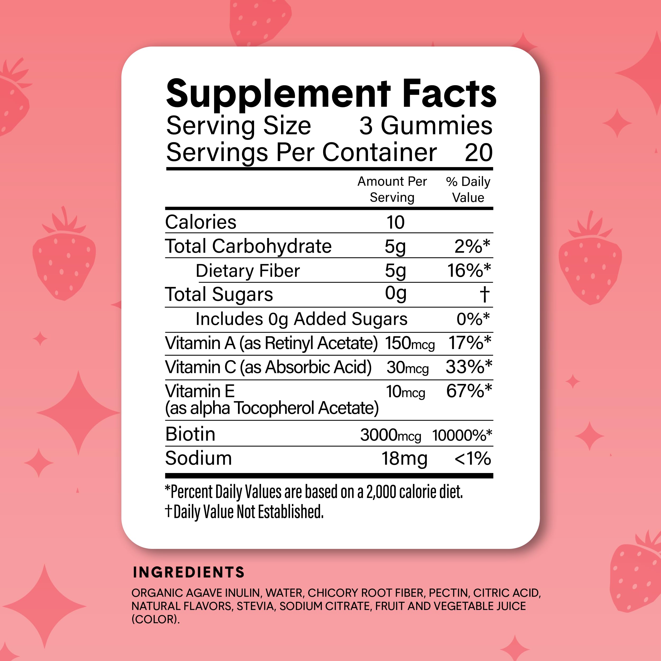 Bellway Fiber Gummies + Beauty Sugar Free Digestive Support

