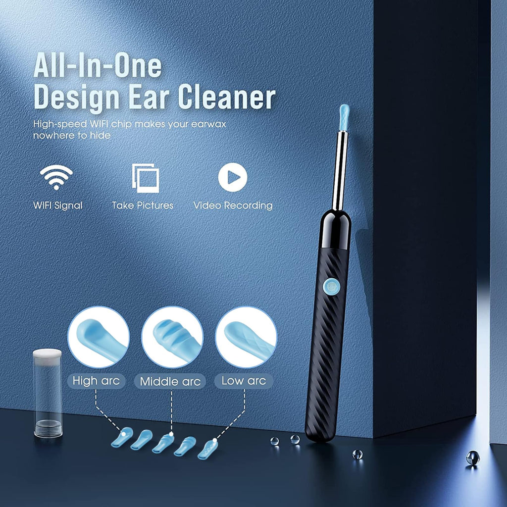 LEIPUT Earwax Removal Kit with 1080P Ear Camera

