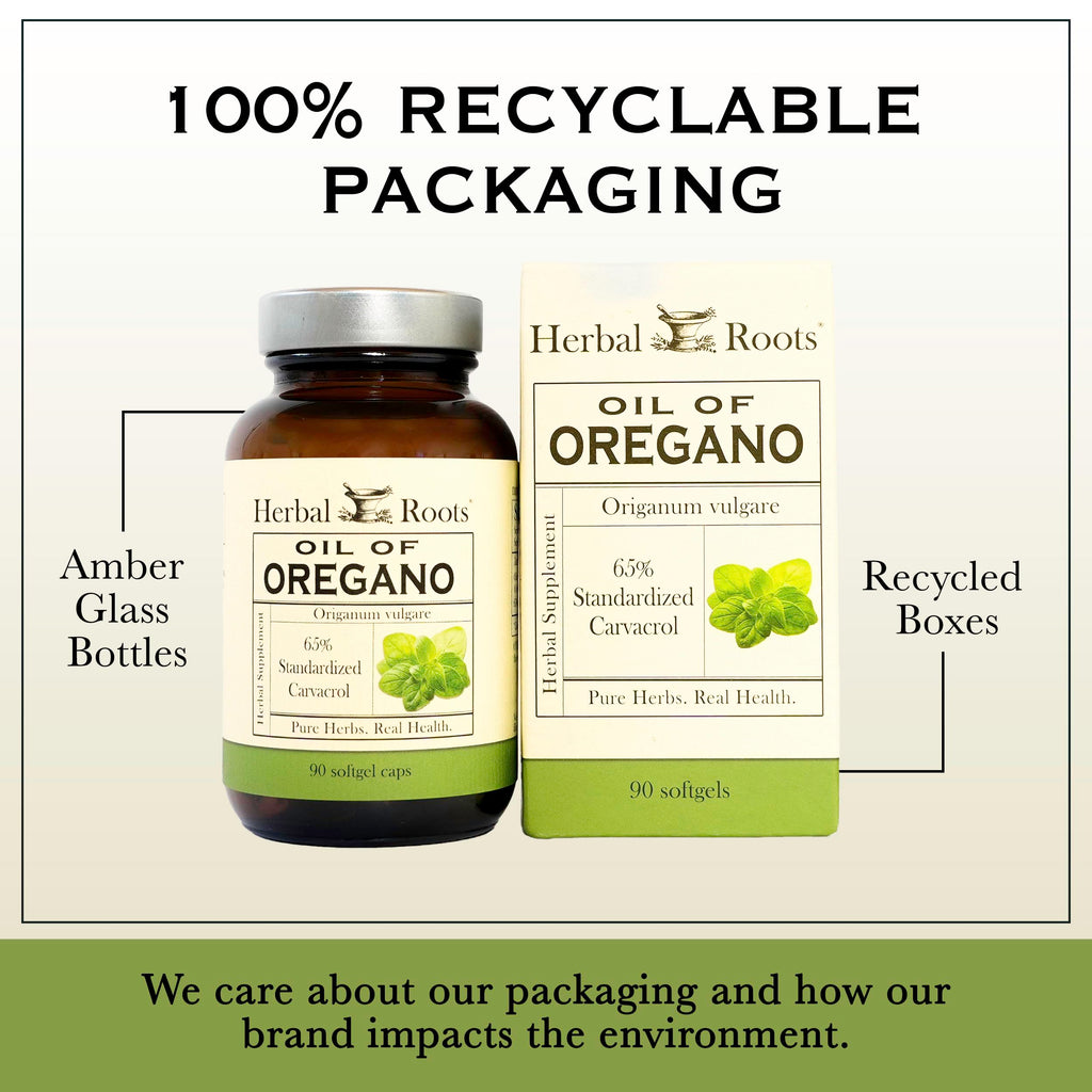 Herbal Roots Oregano Oil Supplement - Immune Support

