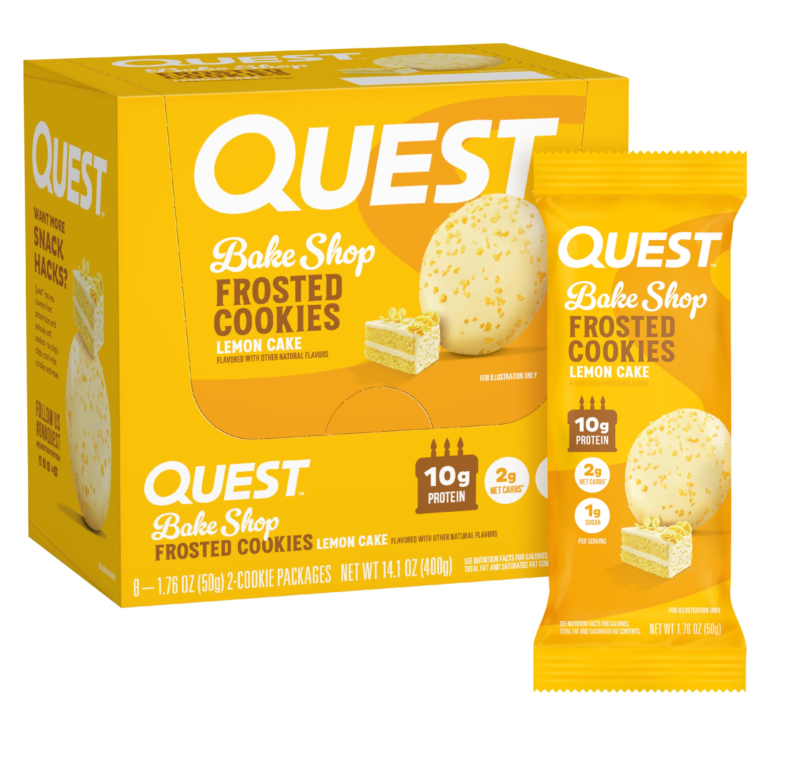 Quest Frosted Cookies Gluten Free High Protein