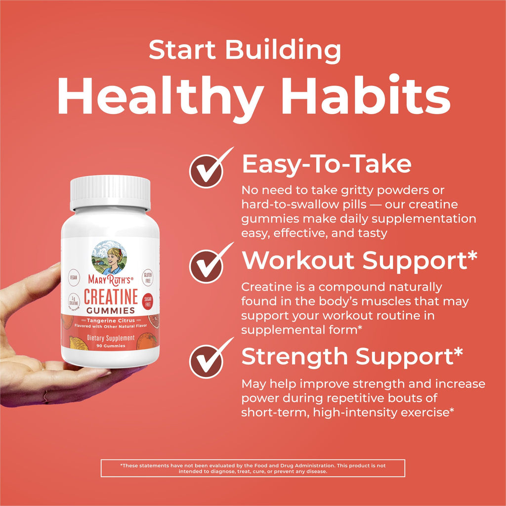 MaryRuth's Creatine Gummies for Daily Workout Support

