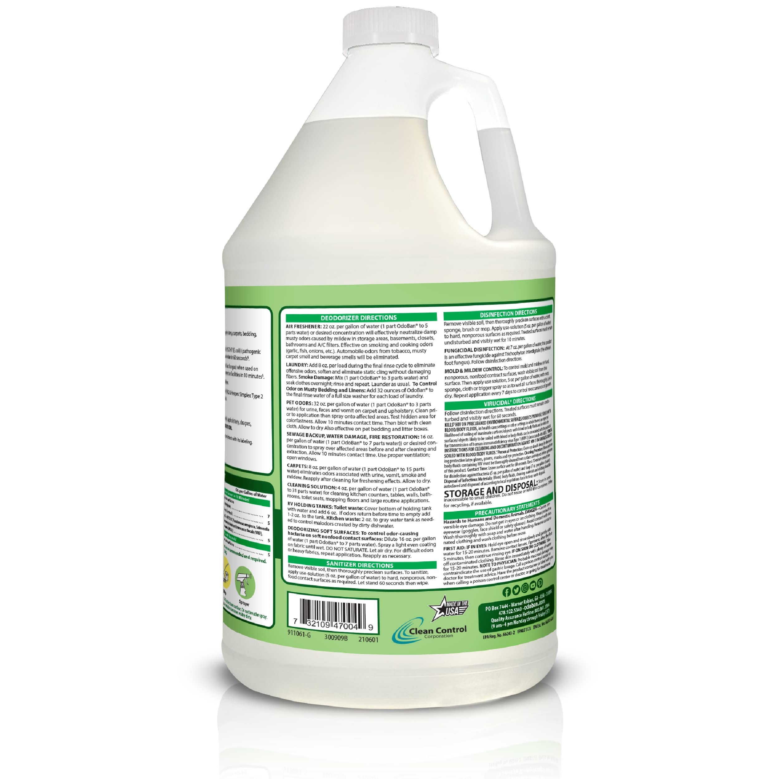 OdoBan Disinfectant Concentrate and Odor Eliminator

