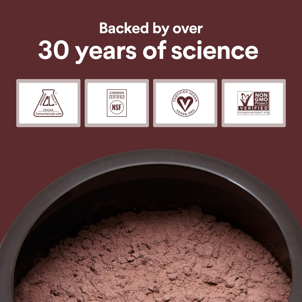 CocoaVia Cocoa Flavanols 500mg – Heart & Brain Support

