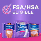 Always Discreet Women's Incontinence Pads - Heavy Absorbency

