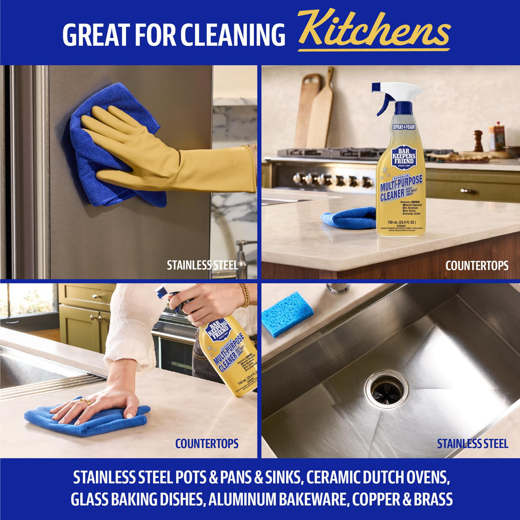 Bar Keepers Friend Soft Cleanser & 2-in-1 Cleaner Bundle

